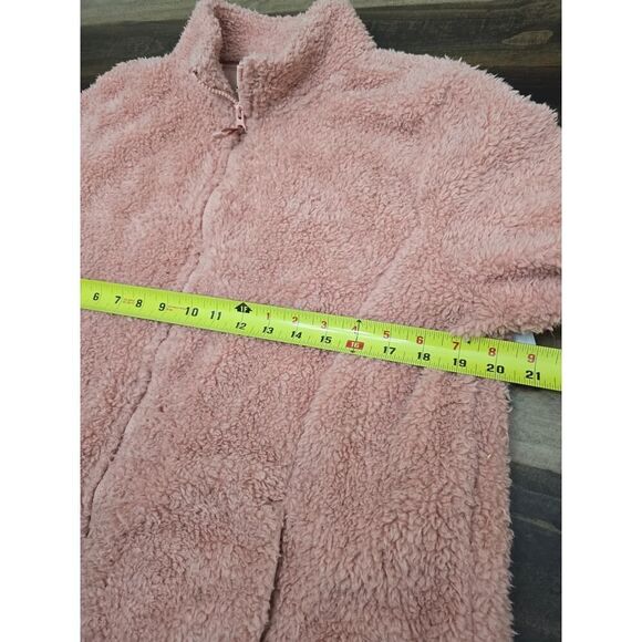 Croft & Barrow The Cozy Sherpa Jacket Fleece Faux Furr Pink Nikta Size XL - Picture 9 of 9